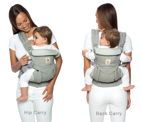 Ergobaby Omni 360 used for hip carry and back carry