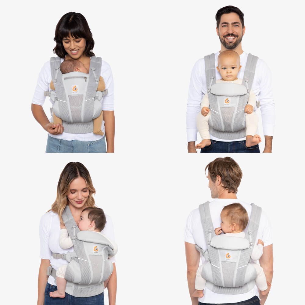 Ergobaby Omni breeze used for multiple carry positions
