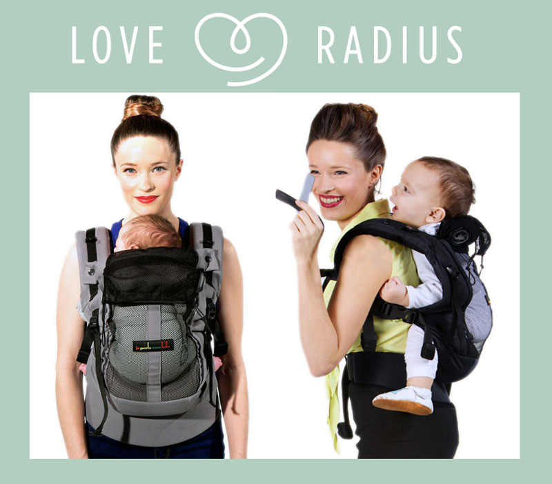 Love Radius Dual Purpose Booster for Newborn support and High Back carry