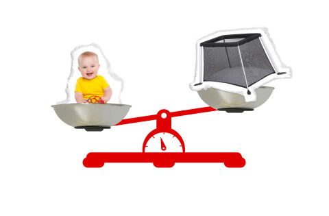Travel Cot that is lighter than your baby