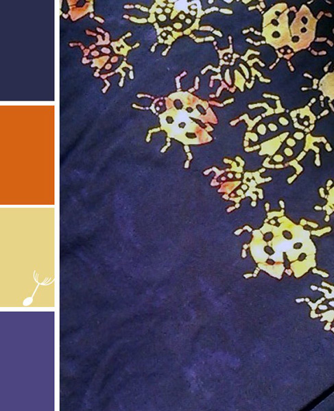 Wrapsody Kepley Batik Wrap Color Palette